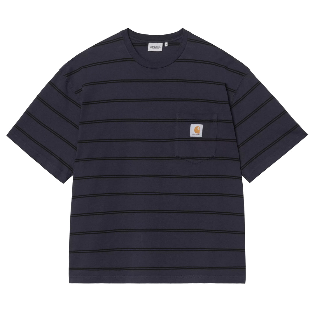 Cardona Pocket Tee | Dark Navy (Garment dyed)