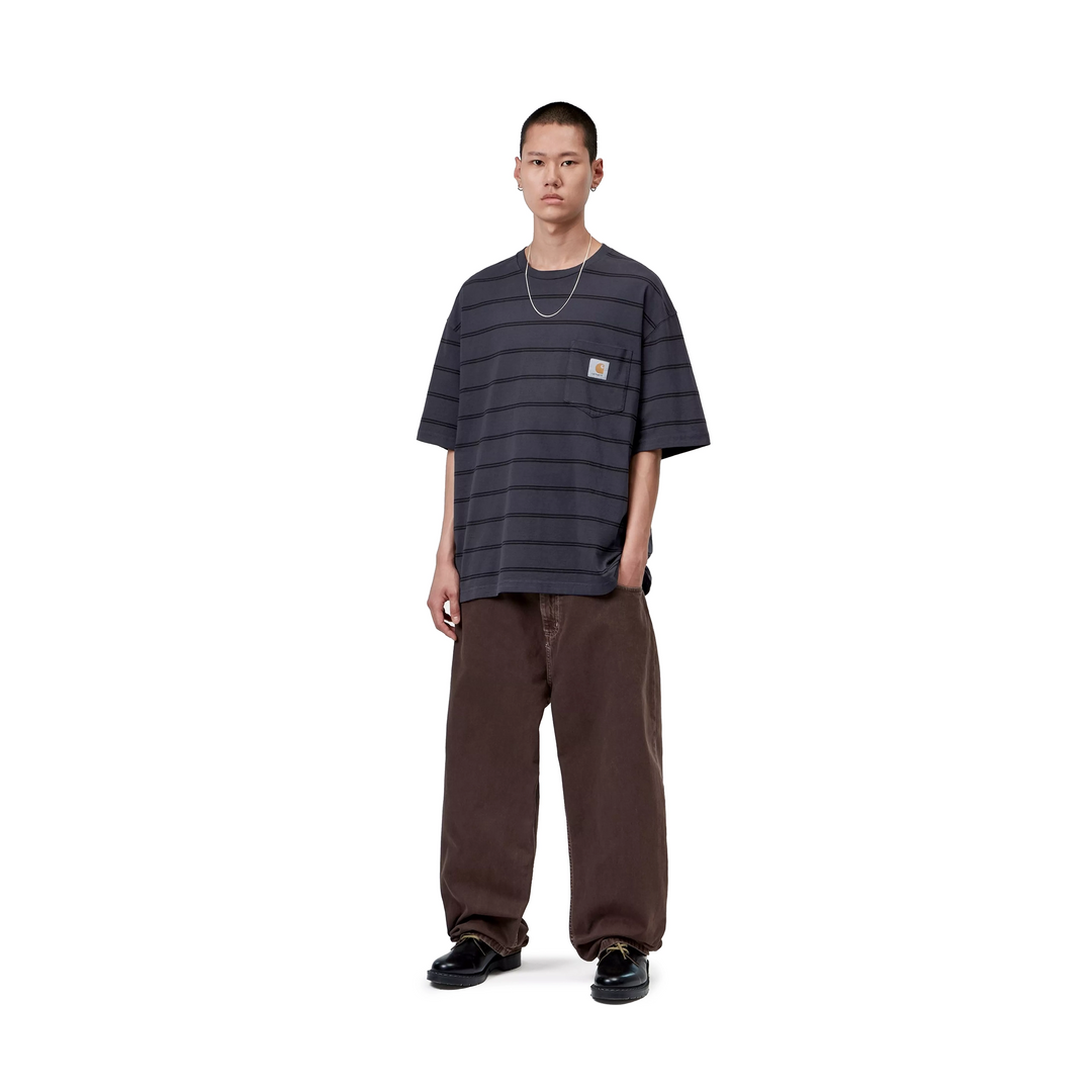 Cardona Pocket Tee | Dark Navy (Garment dyed)