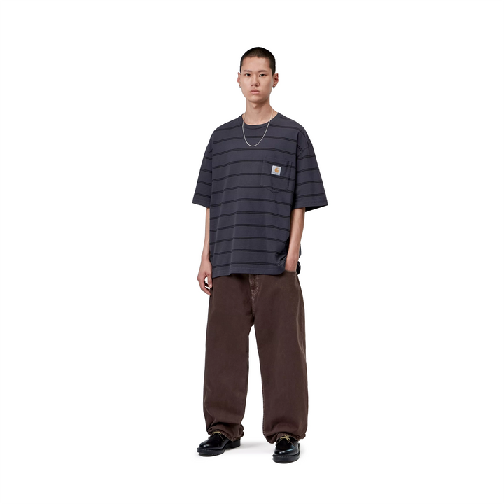 Cardona Pocket Tee | Dark Navy (Garment dyed)