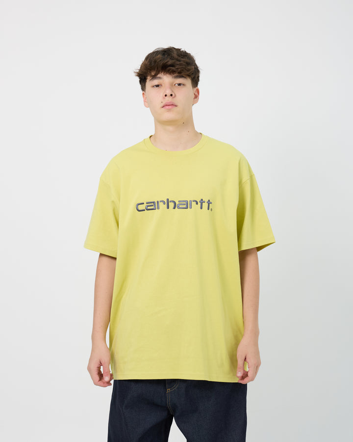Carhartt Embroidery Tee | Fandoghi Charcoal Grey