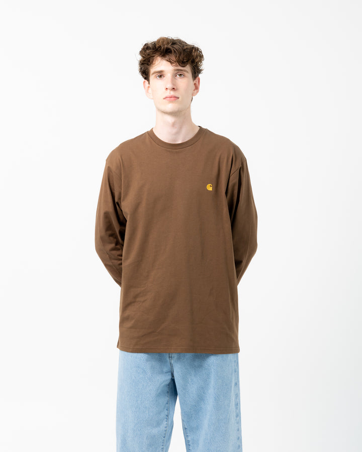 Chase L/S Tee | Chocolate