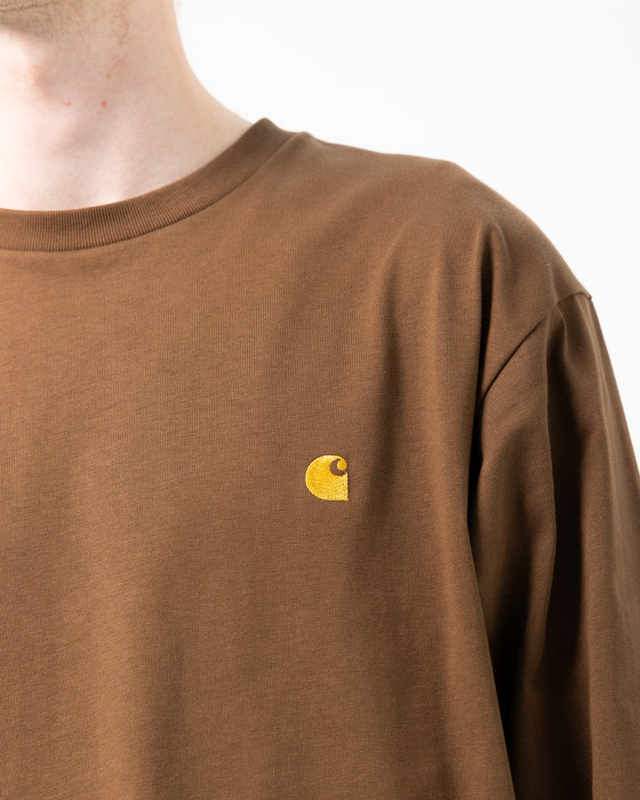 Chase L/S Tee | Chocolate