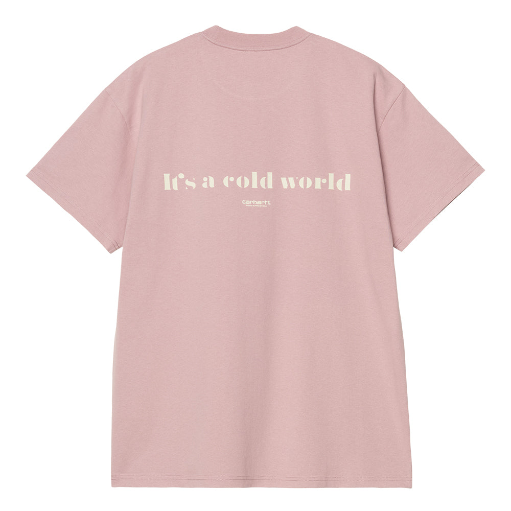 Cold World Tee | Glassy Pink