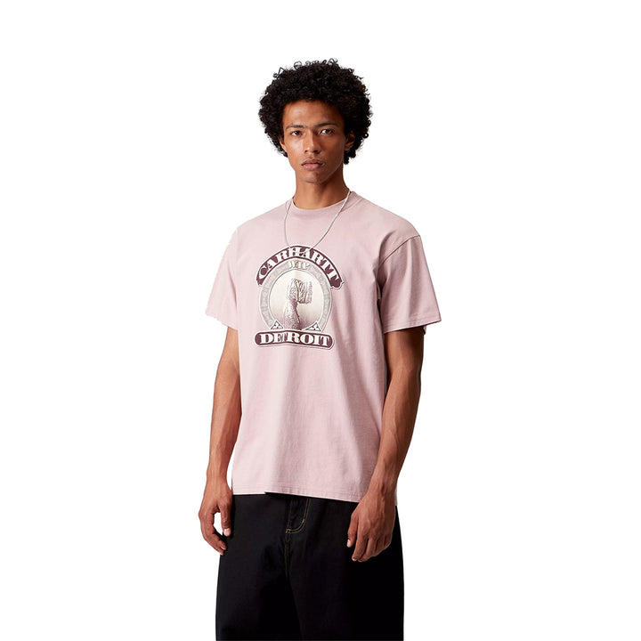 Cold World Tee | Glassy Pink