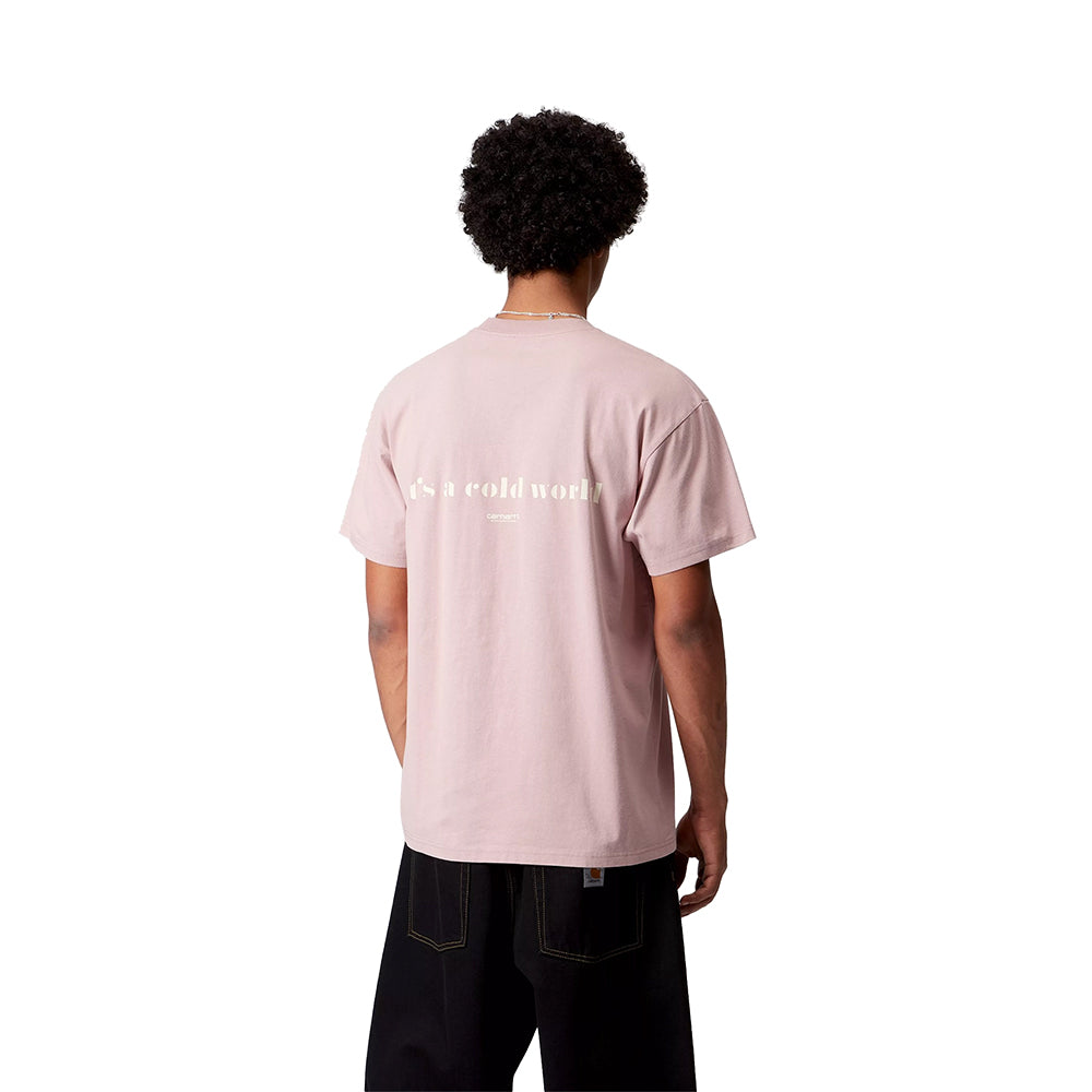 Cold World Tee | Glassy Pink