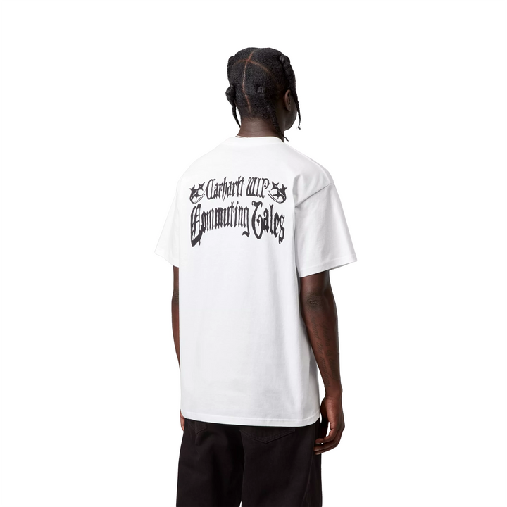 Commuting Tales Tee | White