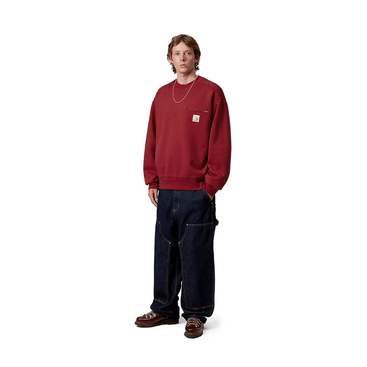 Detroit Sweat | Scarlet (stone washed)