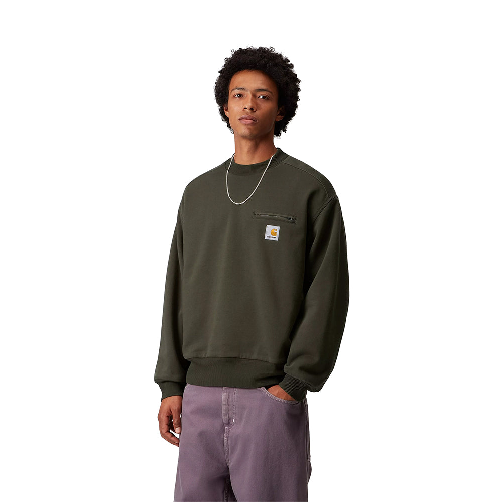 Detroit Sweatshirt  | Olive (stone washed)