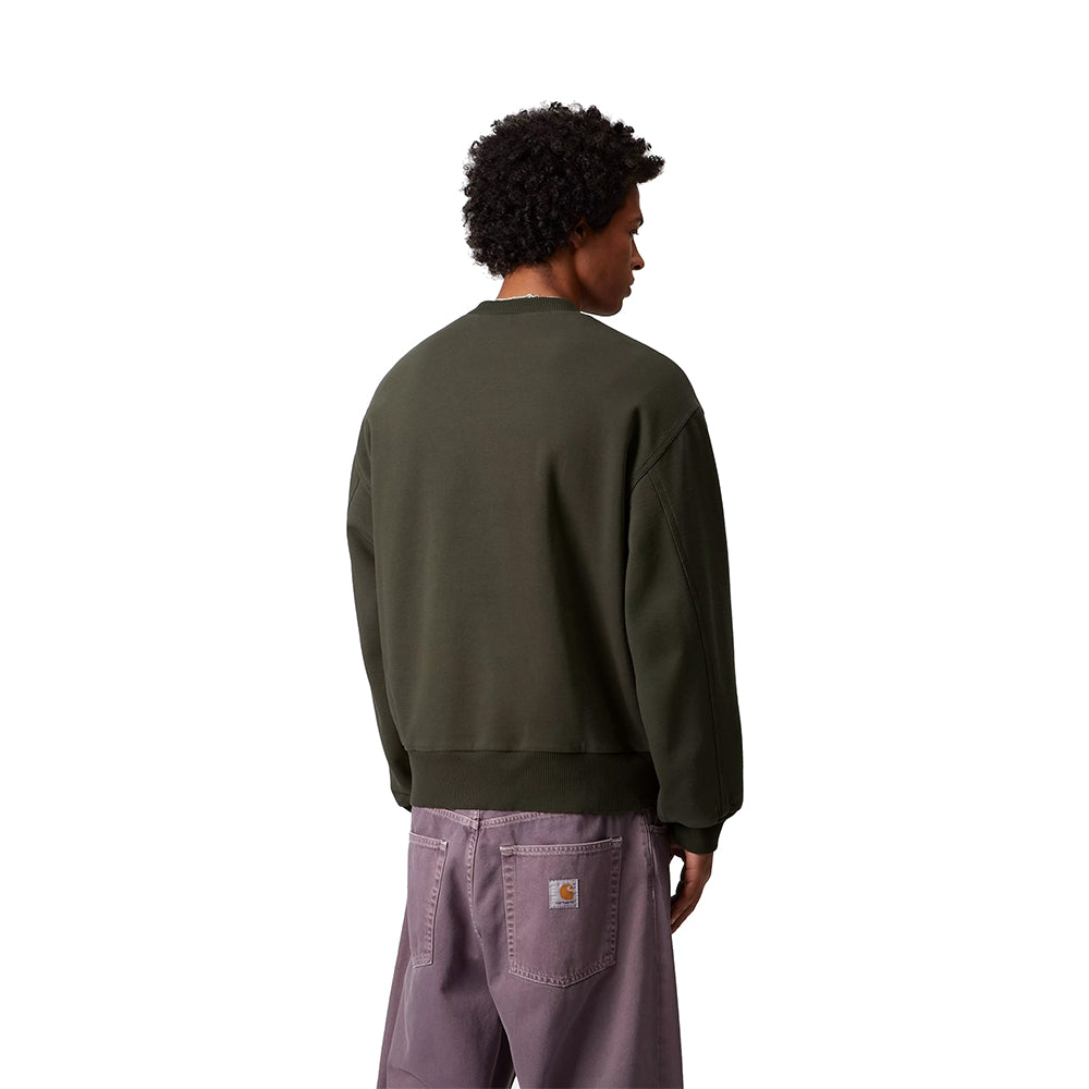 Detroit Sweatshirt  | Olive (stone washed)