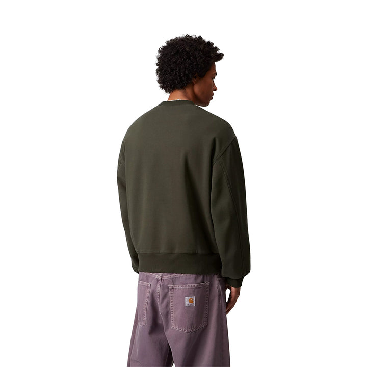 Detroit Sweatshirt  | Olive (stone washed)