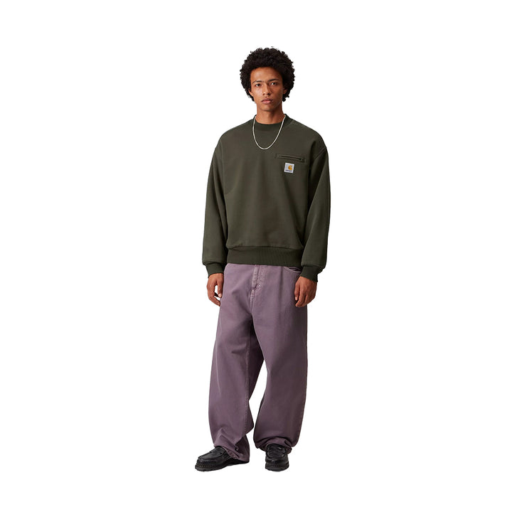 Detroit Sweatshirt  | Olive (stone washed)