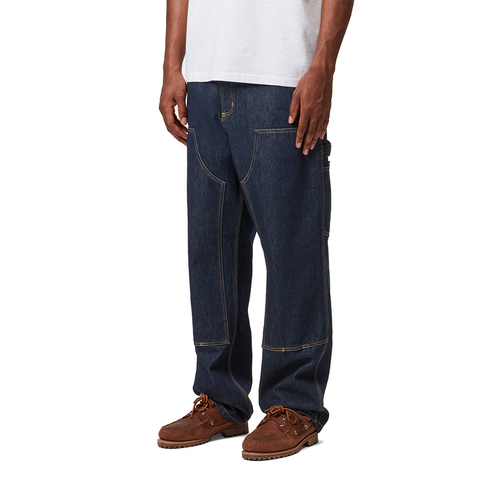 Carhartt WIP Double Knee Pant | Blue (rinsed)