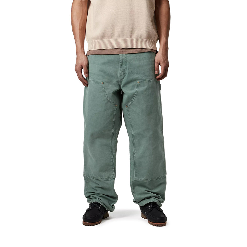 Double Knee Pant | Silver Pine (stone canvas)