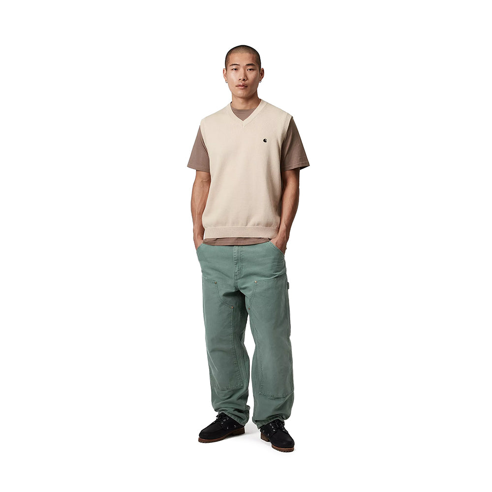 Double Knee Pant | Silver Pine (stone canvas)