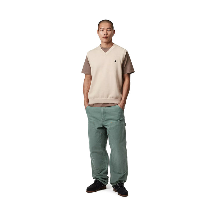 Double Knee Pant | Silver Pine (stone canvas)