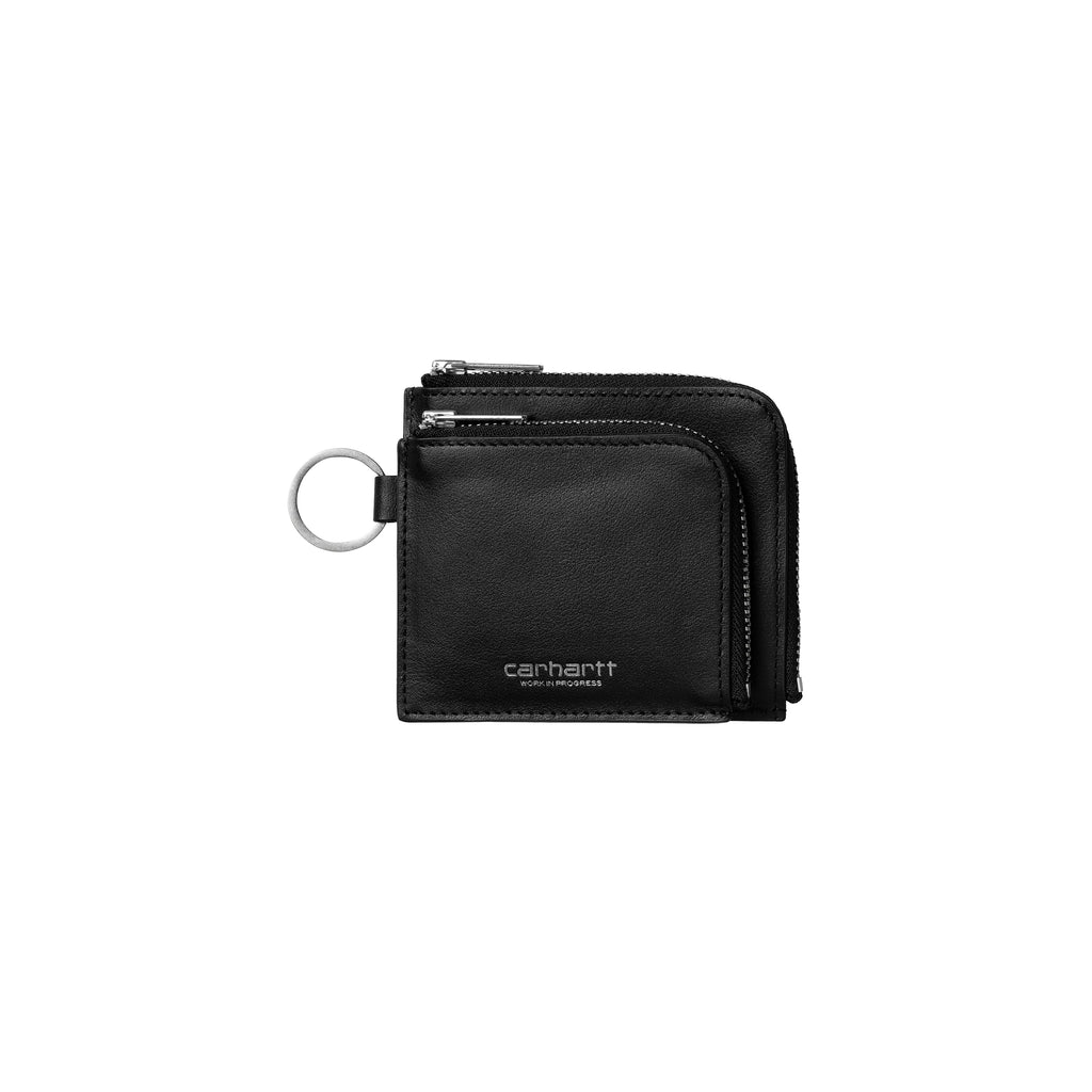 Carhartt WIP Double Vegas Zip Wallet | Black