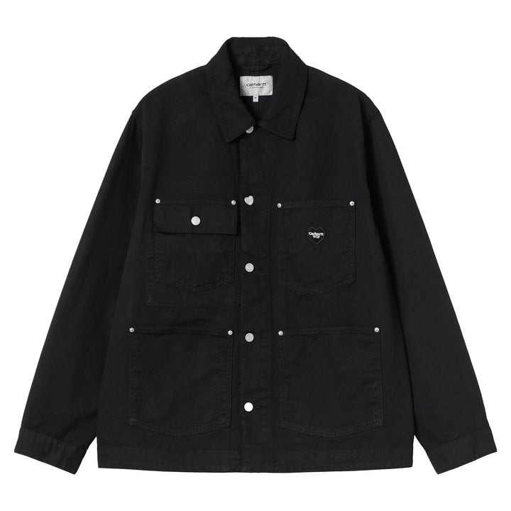 Drewe Chore Coat | Black Rinsed
