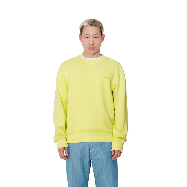 Duster Script  Sweatshirt | Arctic Lime