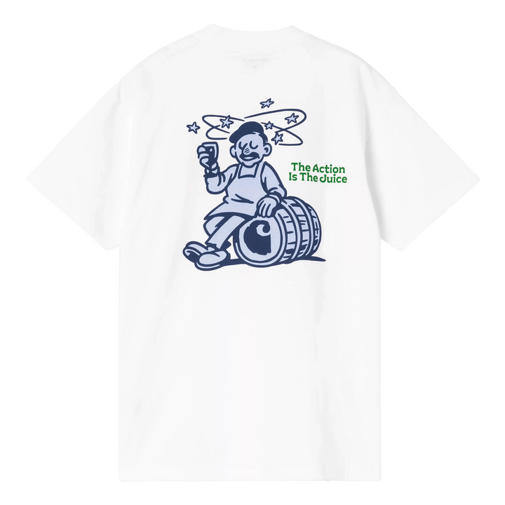 Grape Picker Tee | White