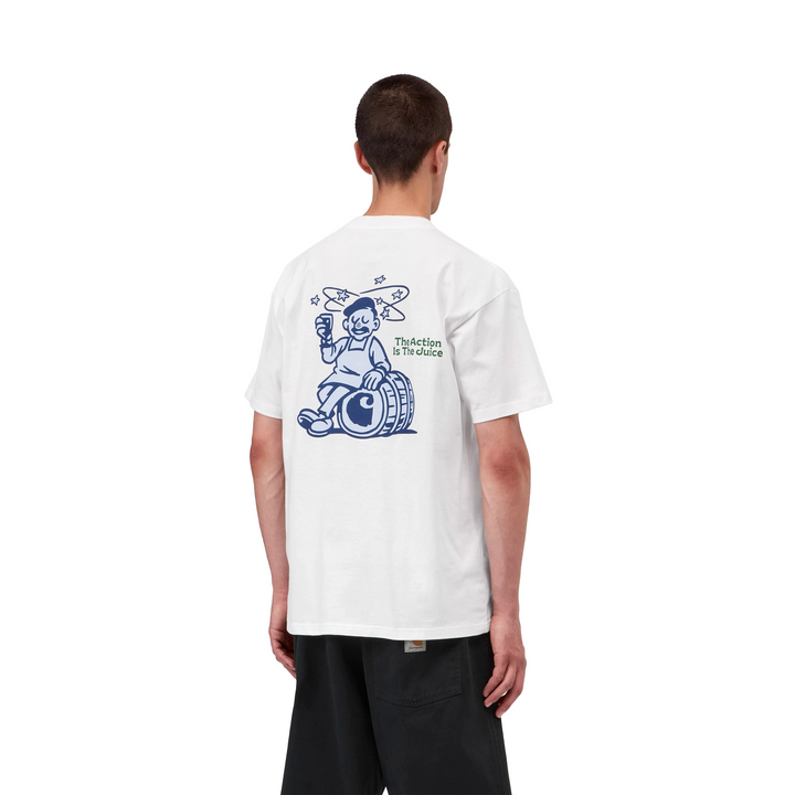 Grape Picker Tee | White