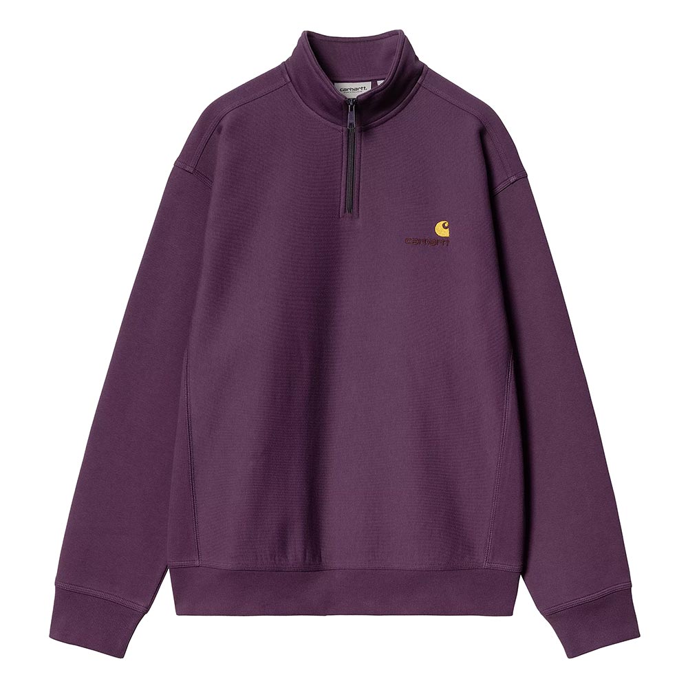 Half Zip American Script Sweatshirt | Huckleberry