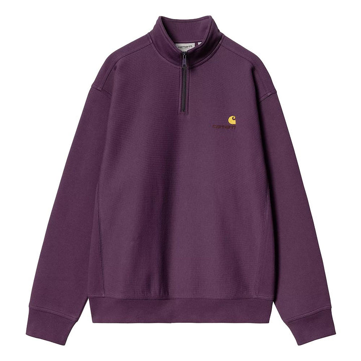 Half Zip American Script Sweatshirt | Huckleberry