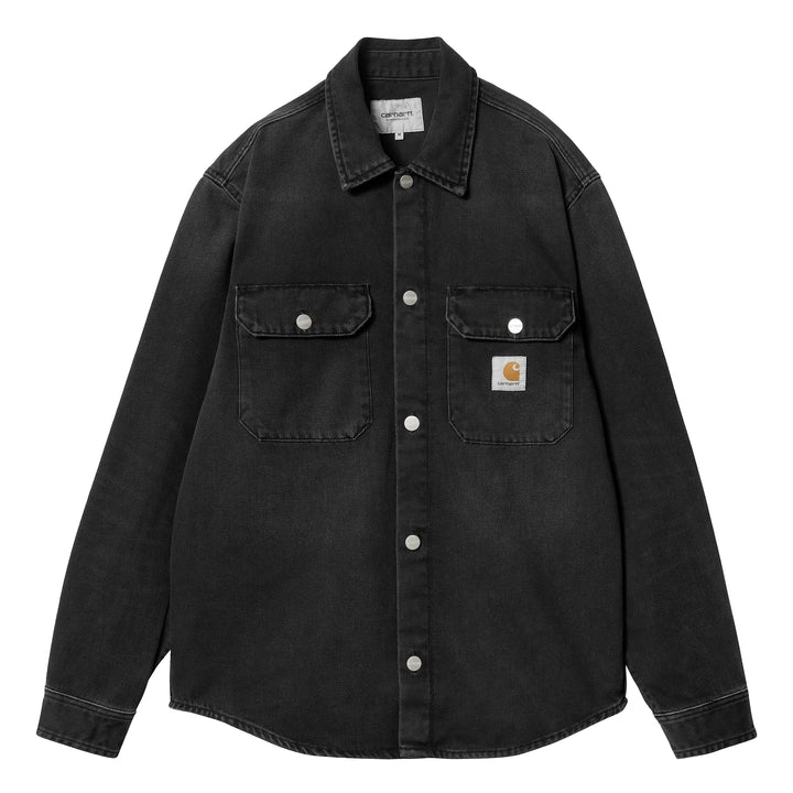 Harvey Shirt Jac | Black Dark Used Wash