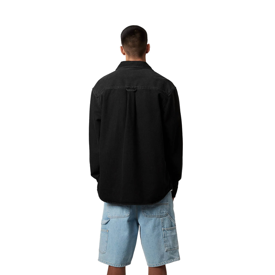 Harvey Shirt Jac | Black Dark Used Wash