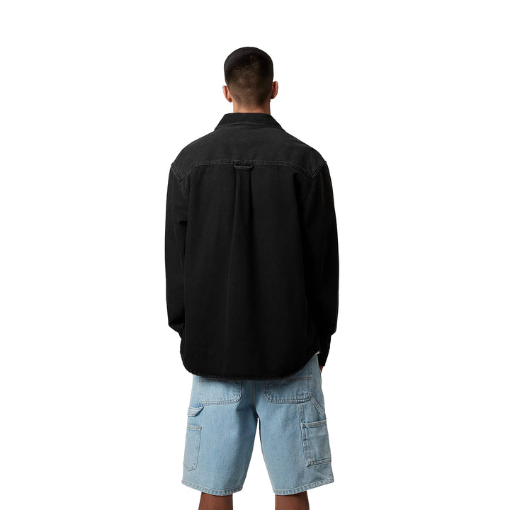 Harvey Shirt Jac | Black Dark Used Wash