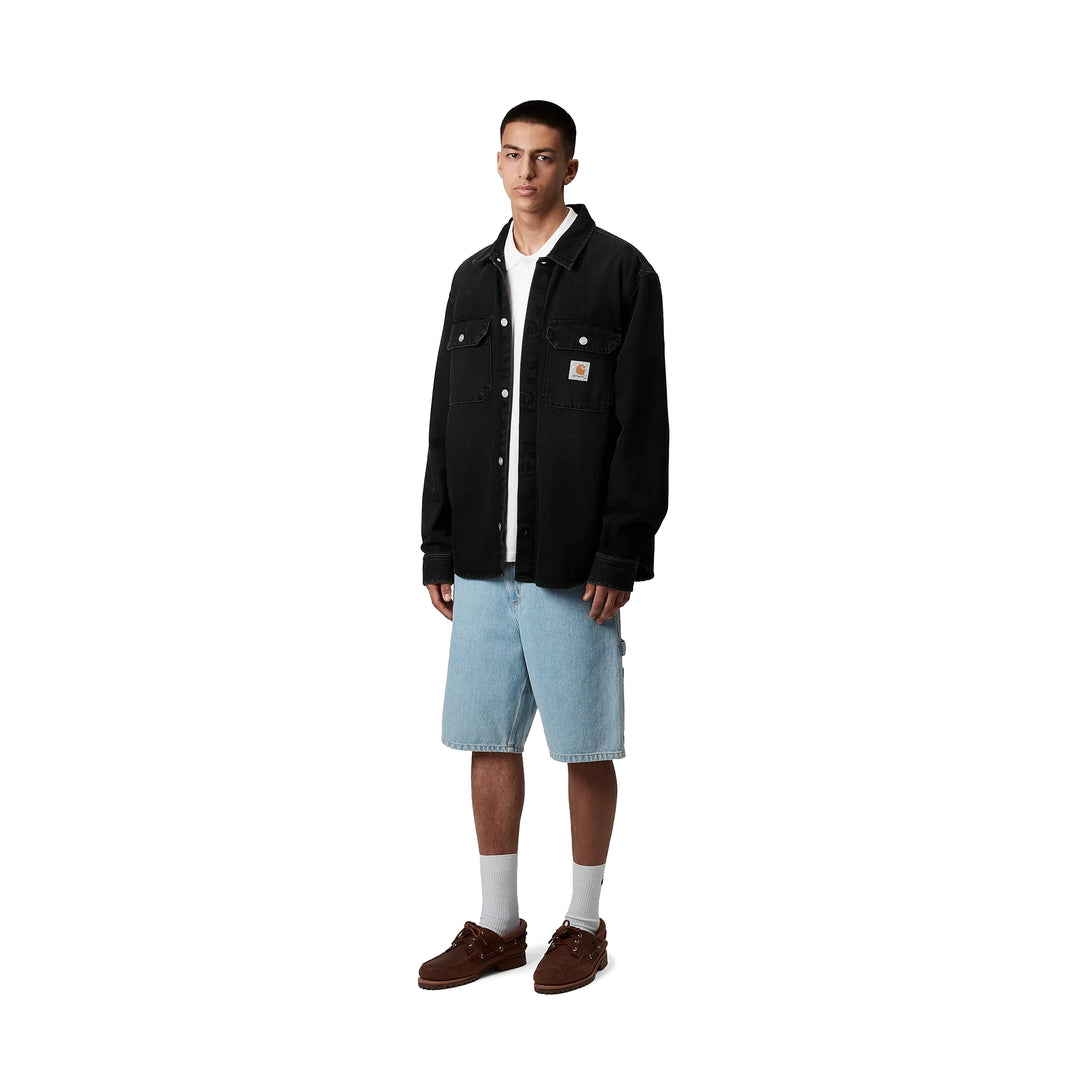 Harvey Shirt Jac | Black Dark Used Wash