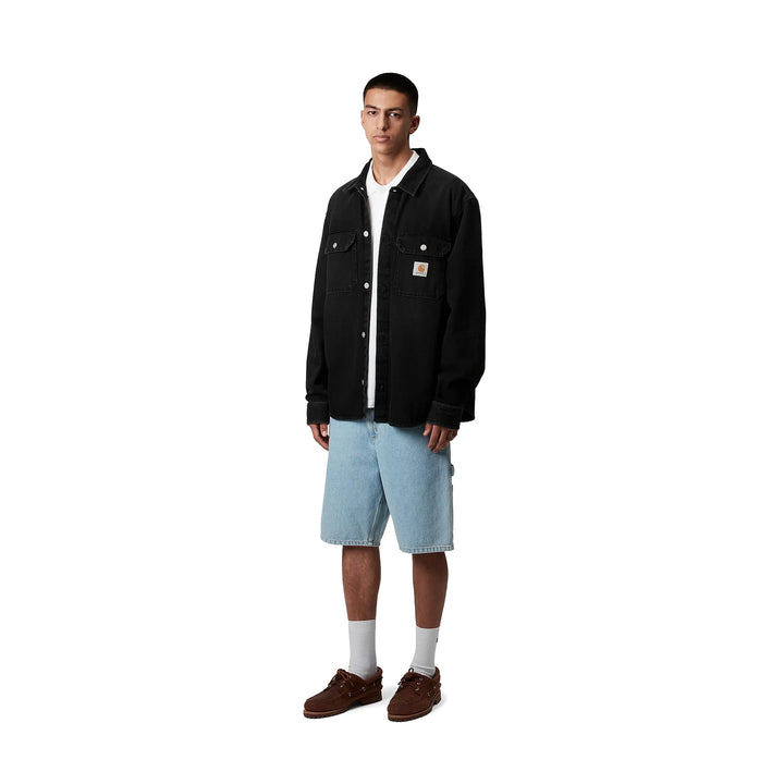 Harvey Shirt Jac | Black Dark Used Wash