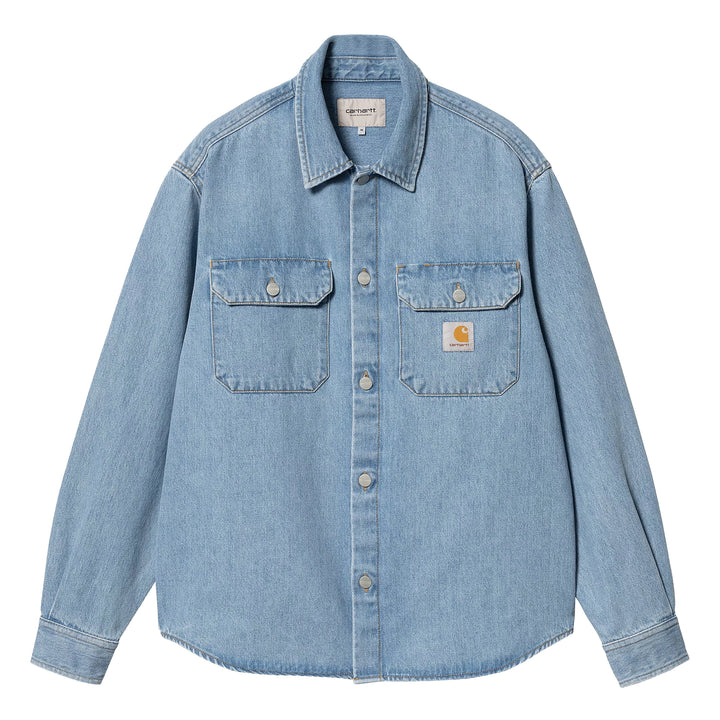 Harvey Shirt Jac | Blue Stone Bleached