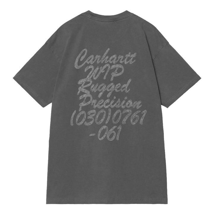 Hatching Script Tee | Black