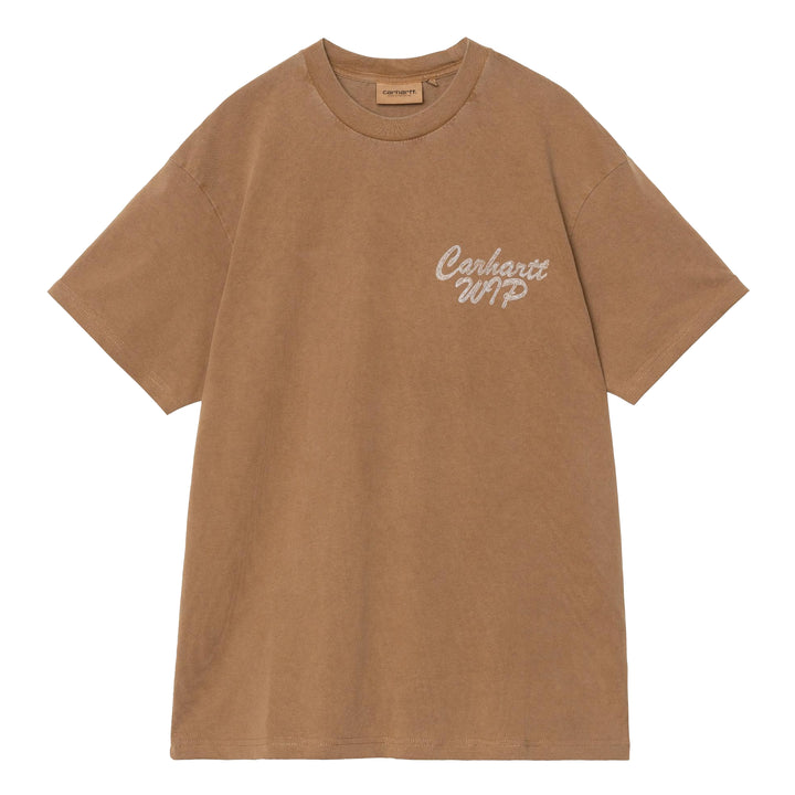 Hatching Script Tee | WIP H Brown