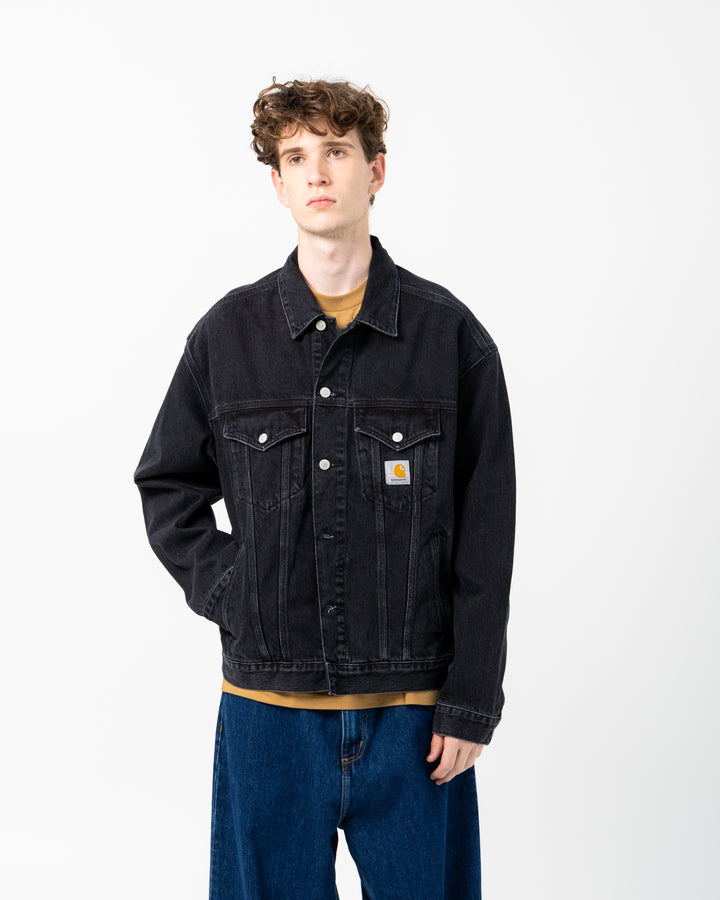 Helston Jacket | Black (stone washed)