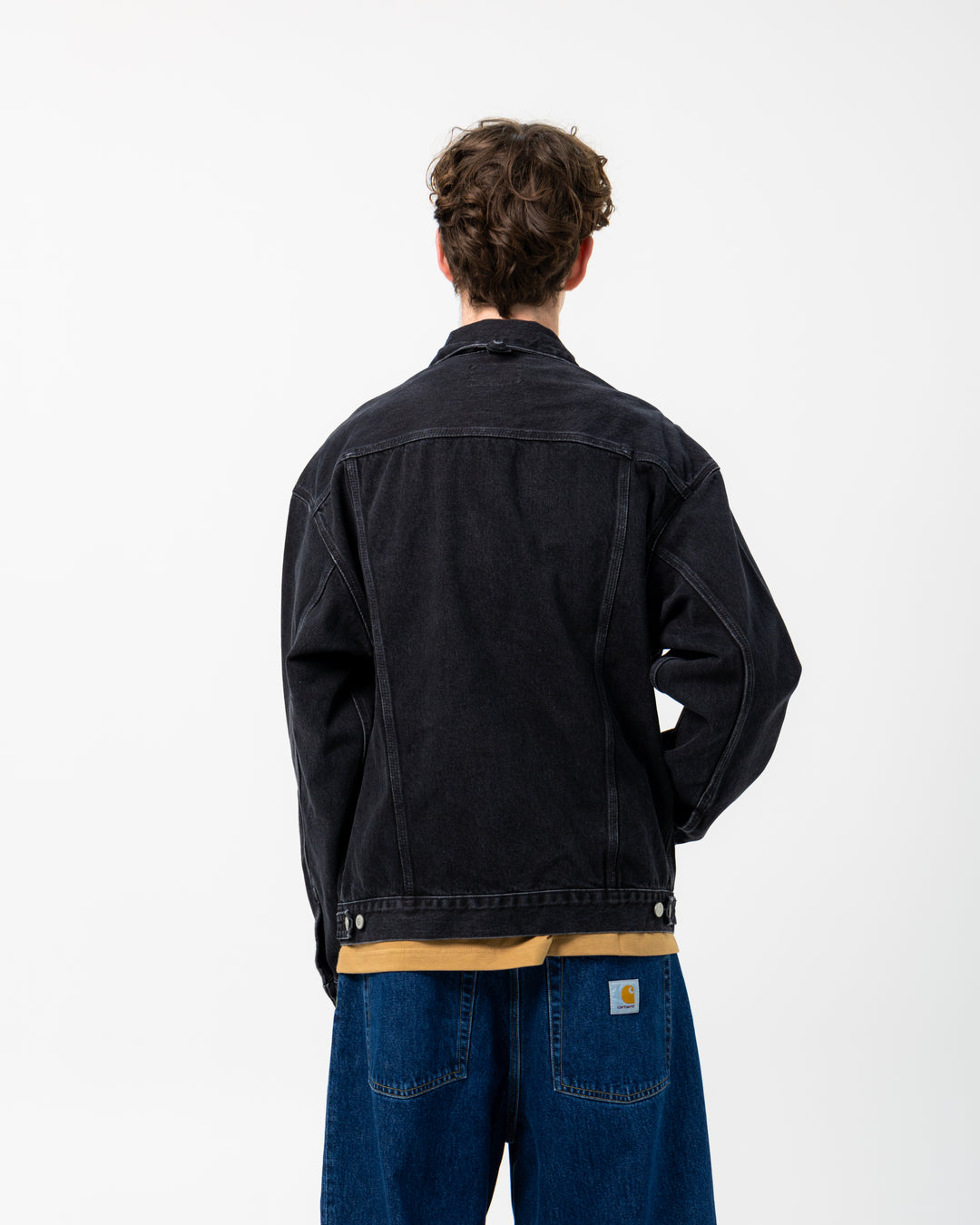 Helston Jacket | Black (stone washed)