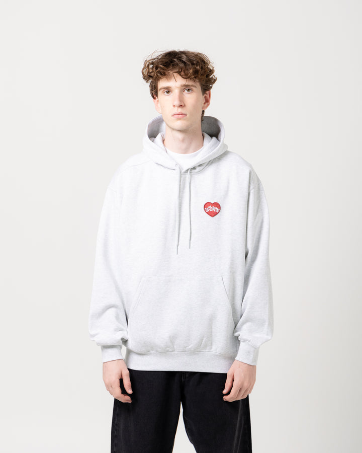 Hooded Amour Sweatshirt | Ash Heather