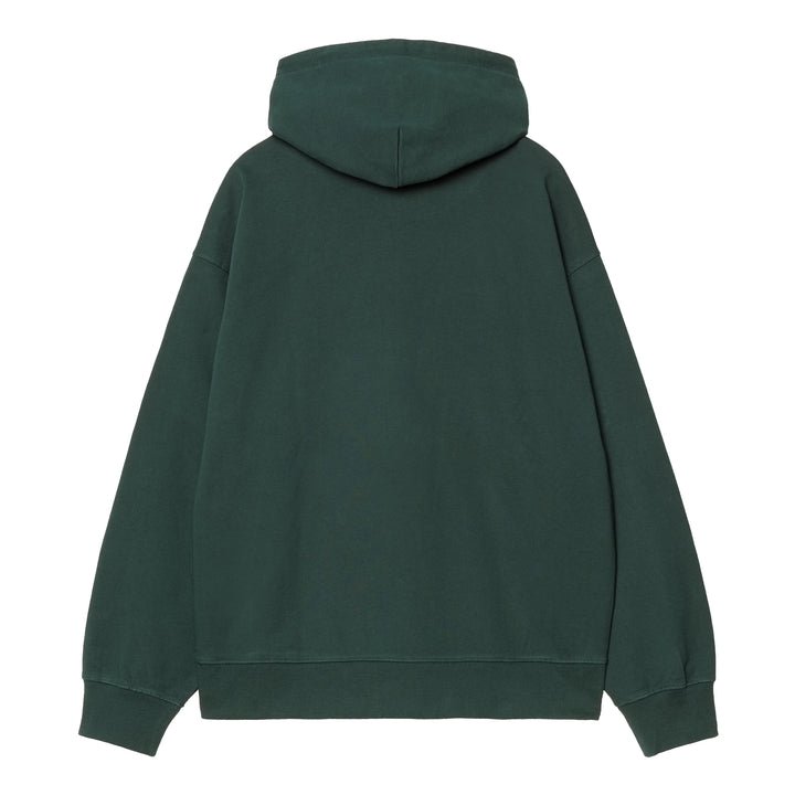 Hooded Flaming Ducks Sweatshirt | Conifer