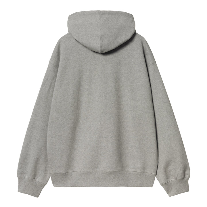 Hooded Flaming Ducks Sweatshirt | Grey Heather