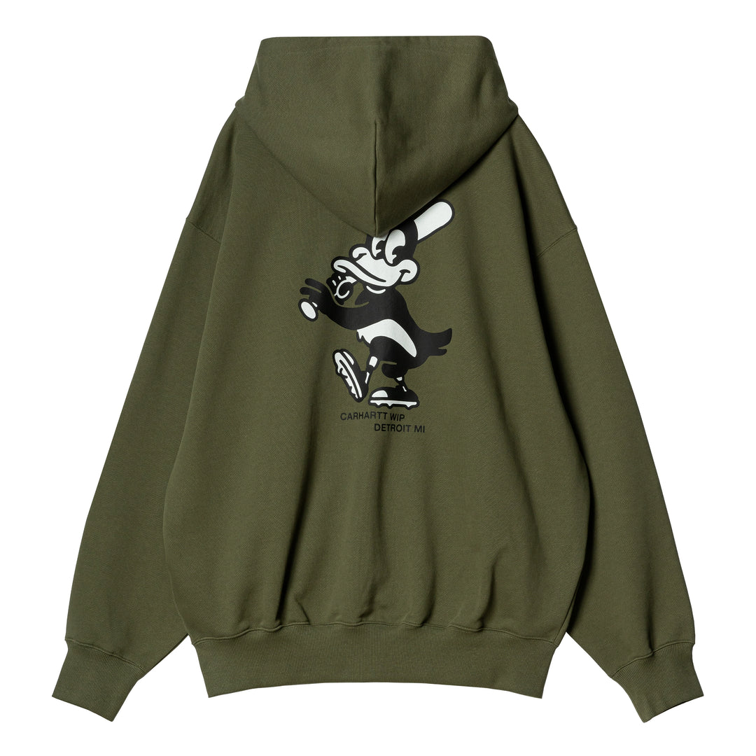 Hooded Home Run Jacket | Dollar Green