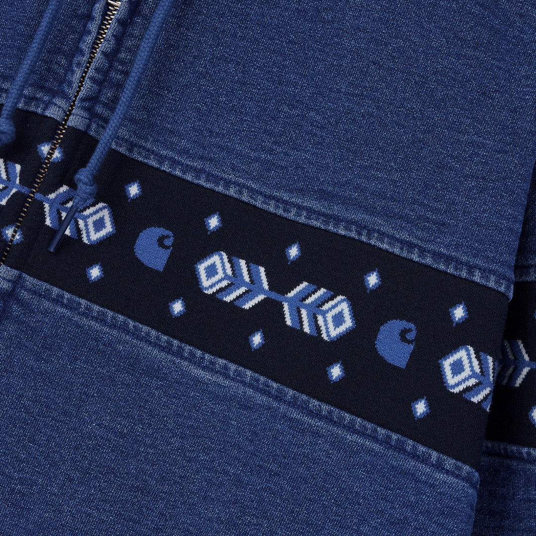 Hooded Southwest Sweatshirt | Blue Indigo (overdyed)