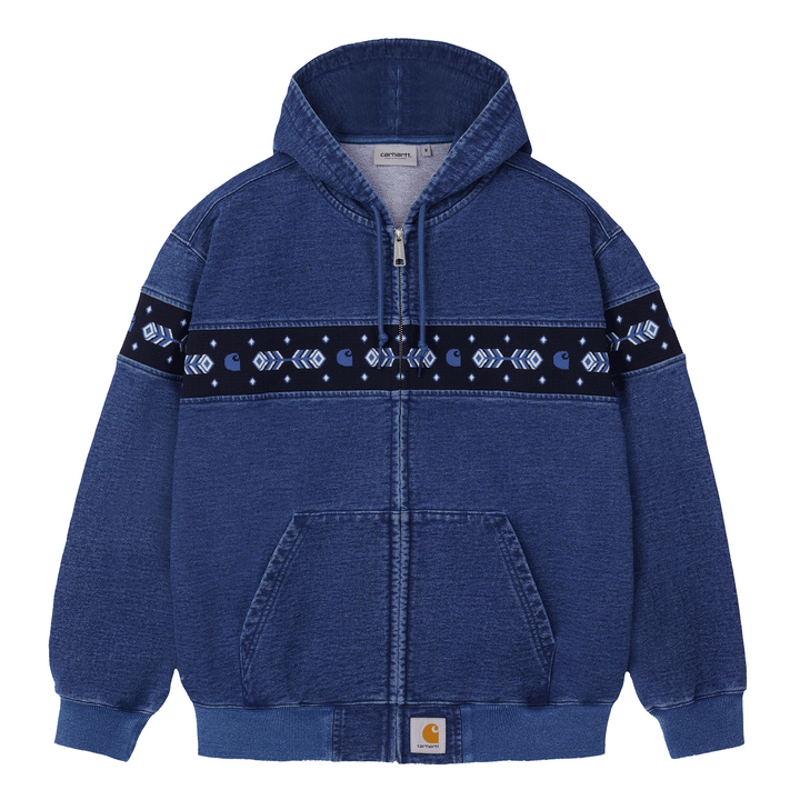 Hooded Southwest Sweatshirt | Blue Indigo (overdyed)