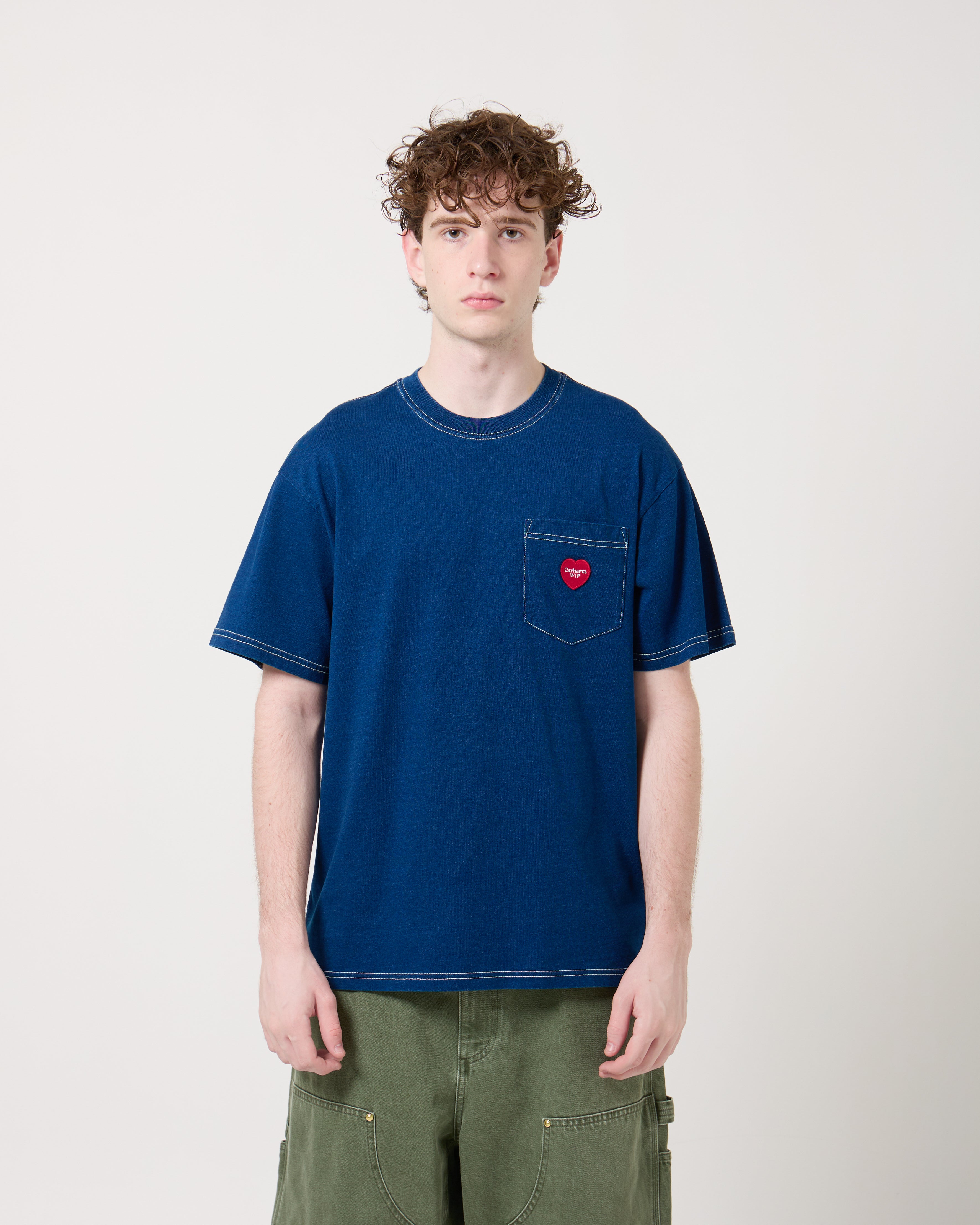 Carhartt WIP Ingo Pocket Tee | Dark Blue