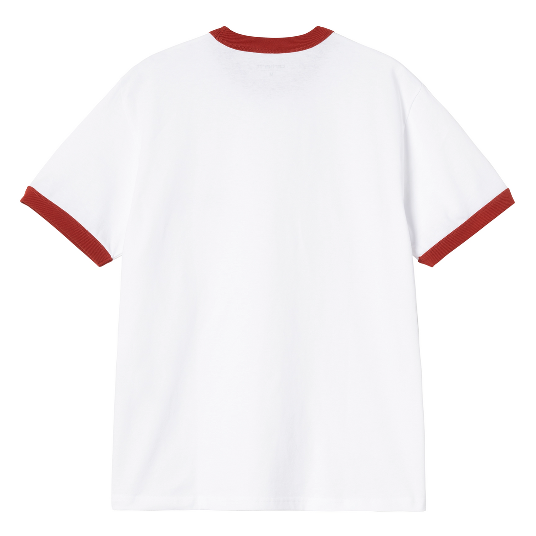 Ip Ringer Tee | White Red