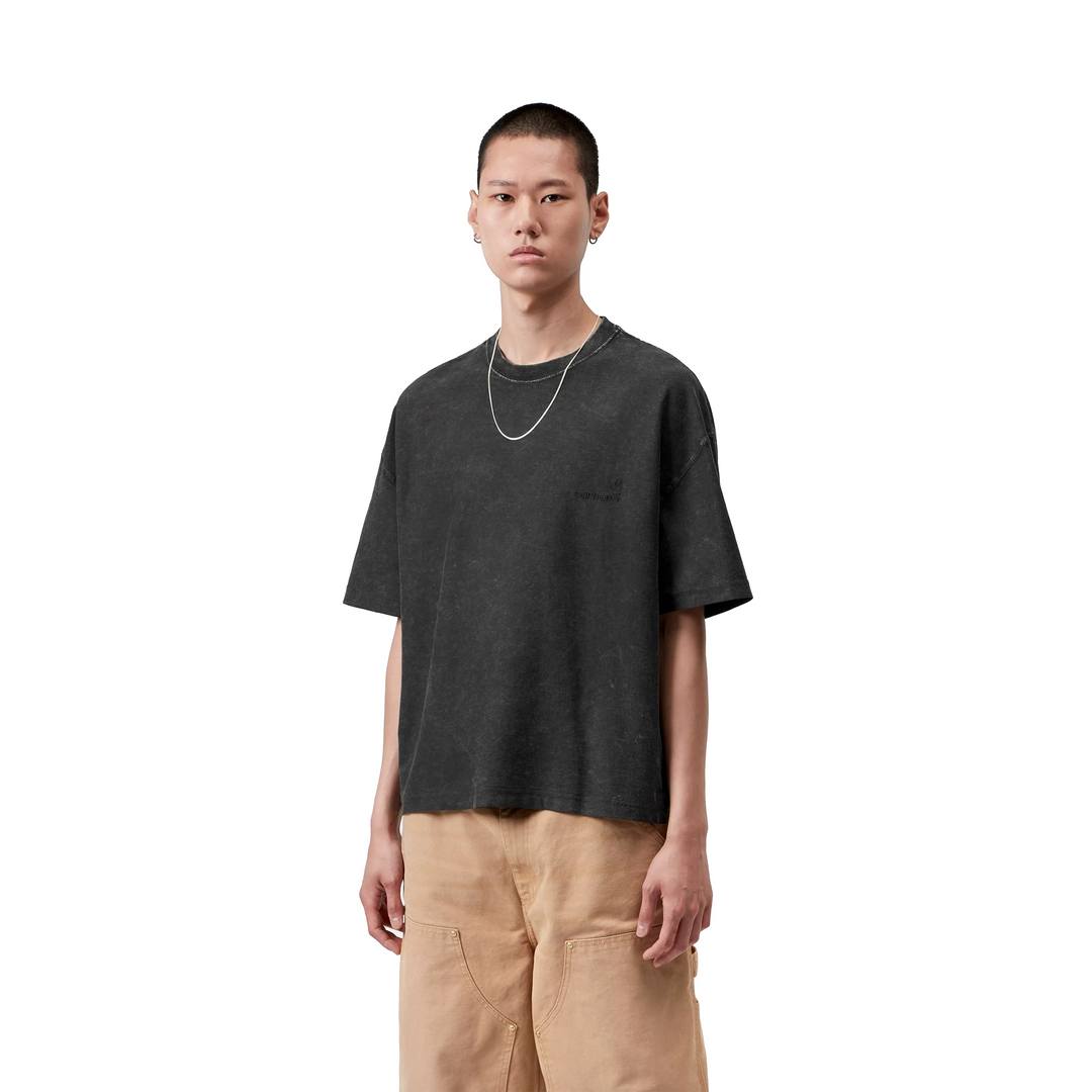 Lambert Tee | Black (Moon wash)
