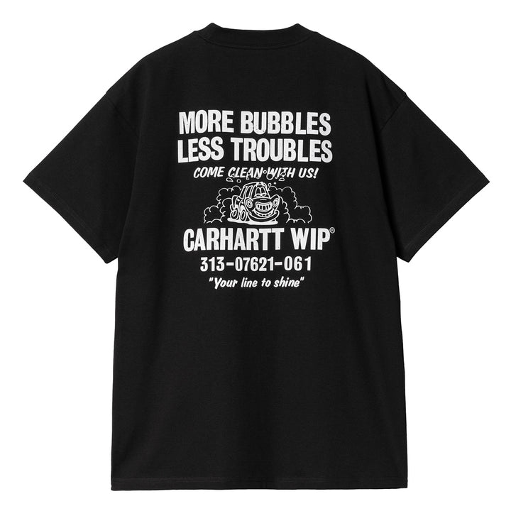 Less Troubles Tee | Black