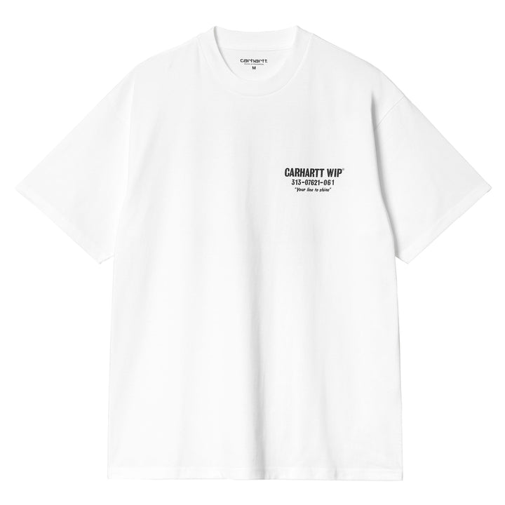 Less Troubles Tee | White