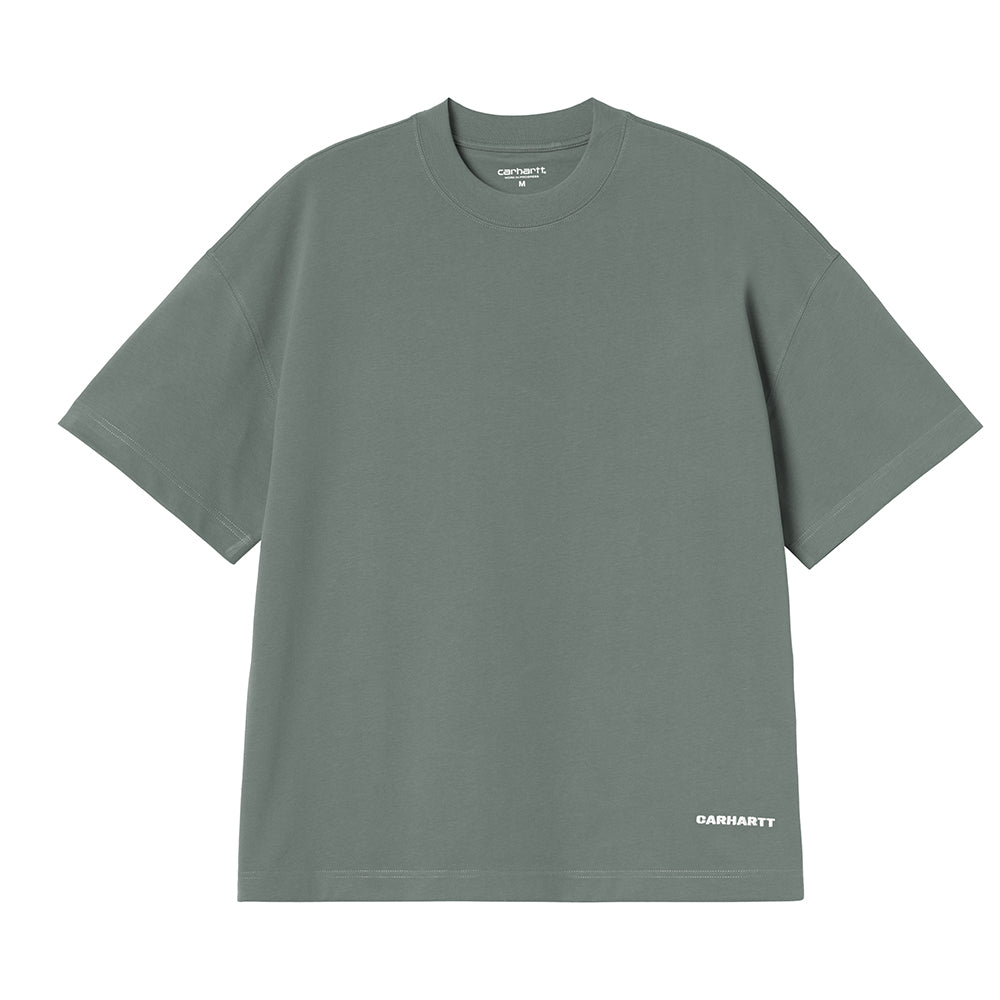 Link Script Tee | Velvet Green