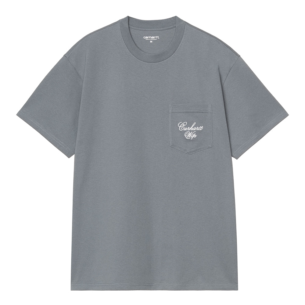 Longhand Pocket Tee | Cozy Blue