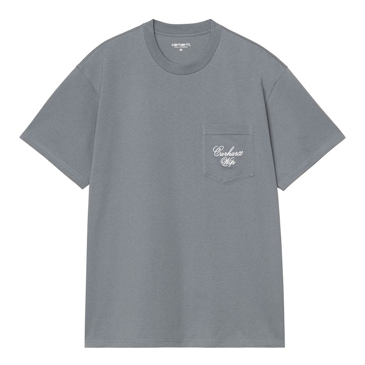 Longhand Pocket Tee | Cozy Blue